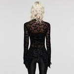Darkwing Mesh Turtleneck - PunkRave