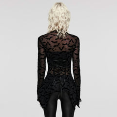 Darkwing Mesh Turtleneck - PunkRave