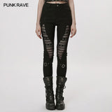 Eclipse Edge Hollow-out Pants - PunkRave