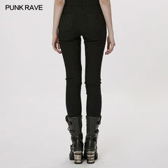 Eclipse Edge Hollow-out Pants - PunkRave