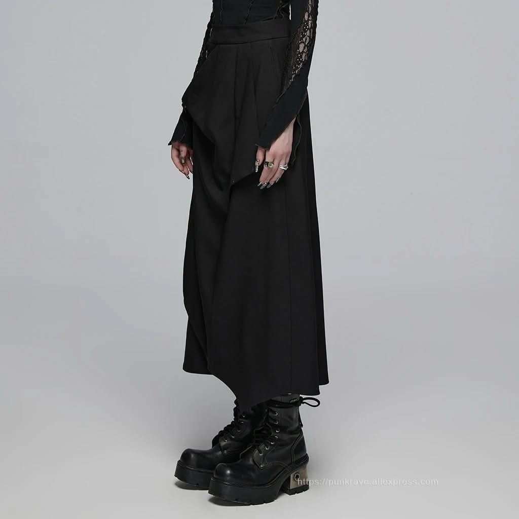 Grunge Garb Maxi Skirt - PunkRave