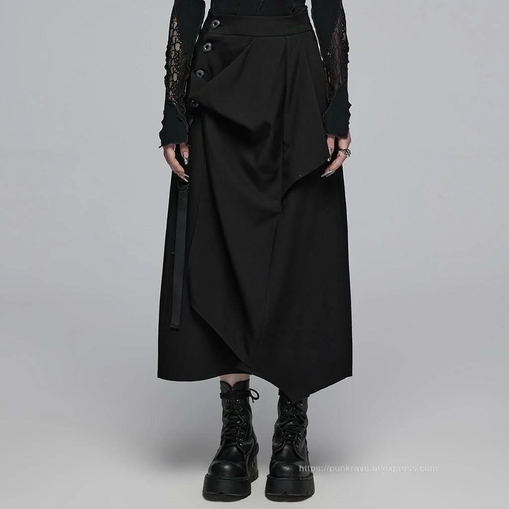 Grunge Garb Maxi Skirt - PunkRave