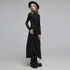 Grunge Garb Maxi Skirt - PunkRave