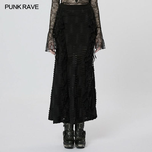 Undead Urban Maxi Skirt - PunkRave