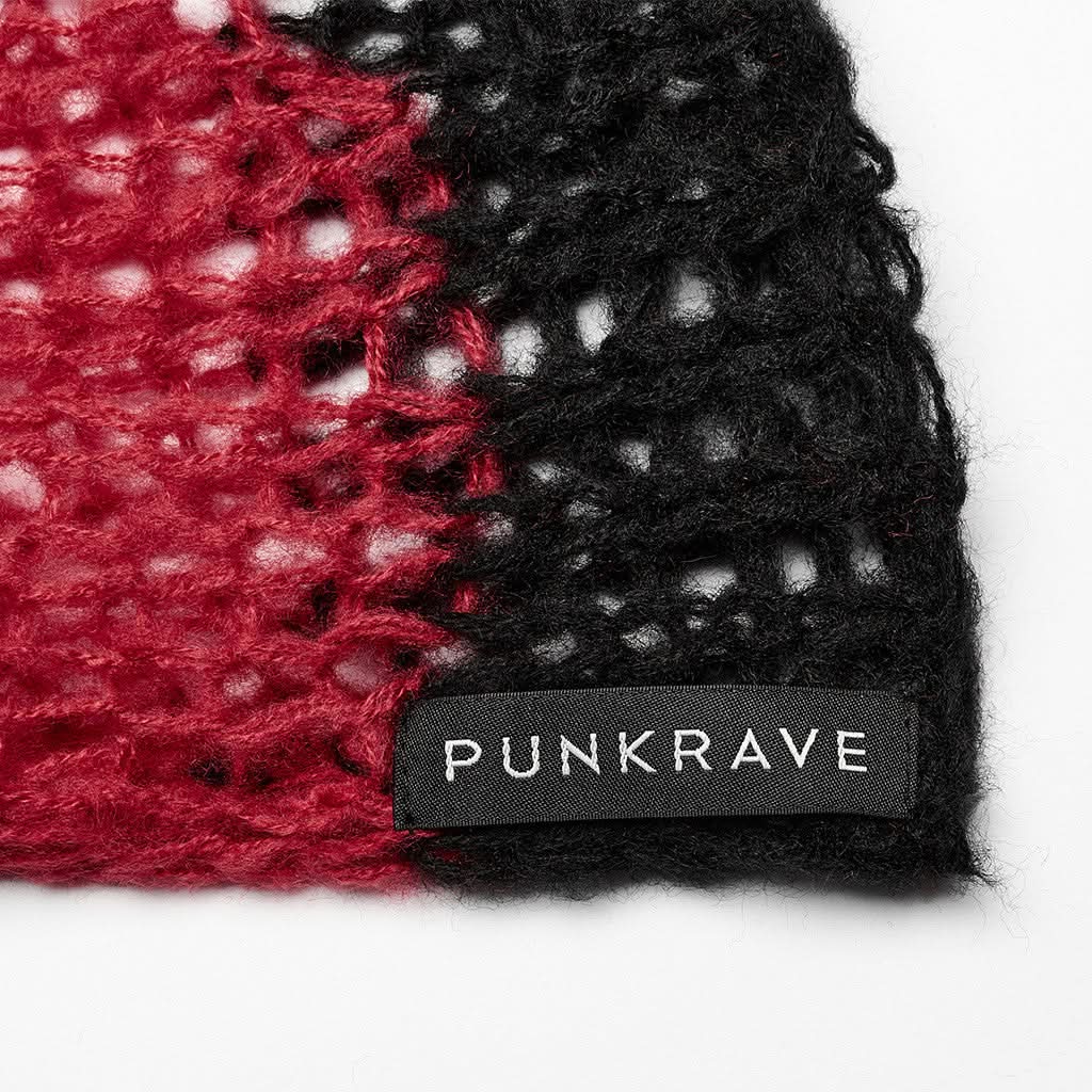 Killing Eve Distressed Sweater (Red) - PunkRave