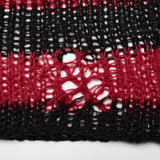 Killing Eve Distressed Sweater (Red) - PunkRave