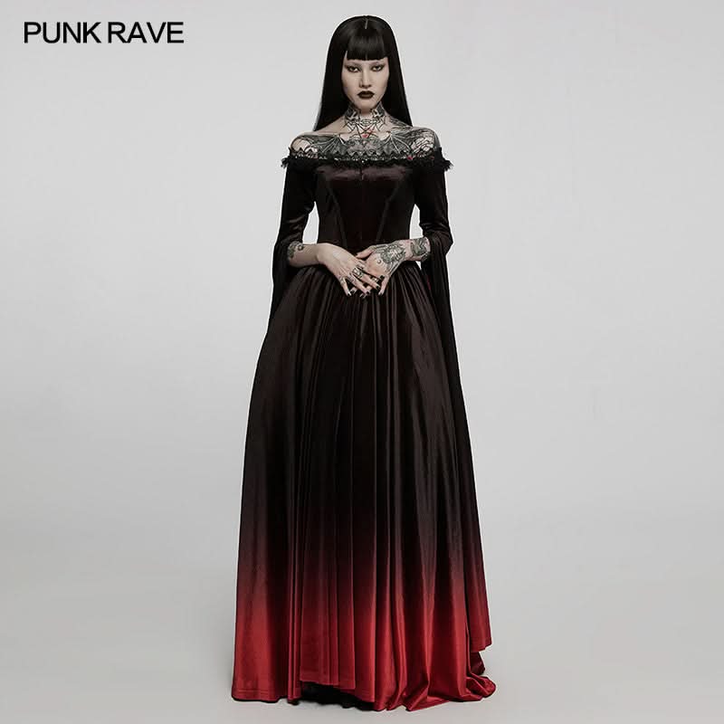 Elvira Gradient Ball Gown - PunkRave