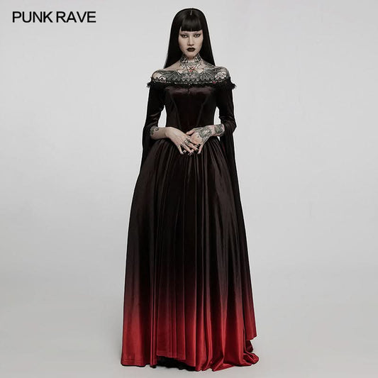 Elvira Gradient Ball Gown - PunkRave