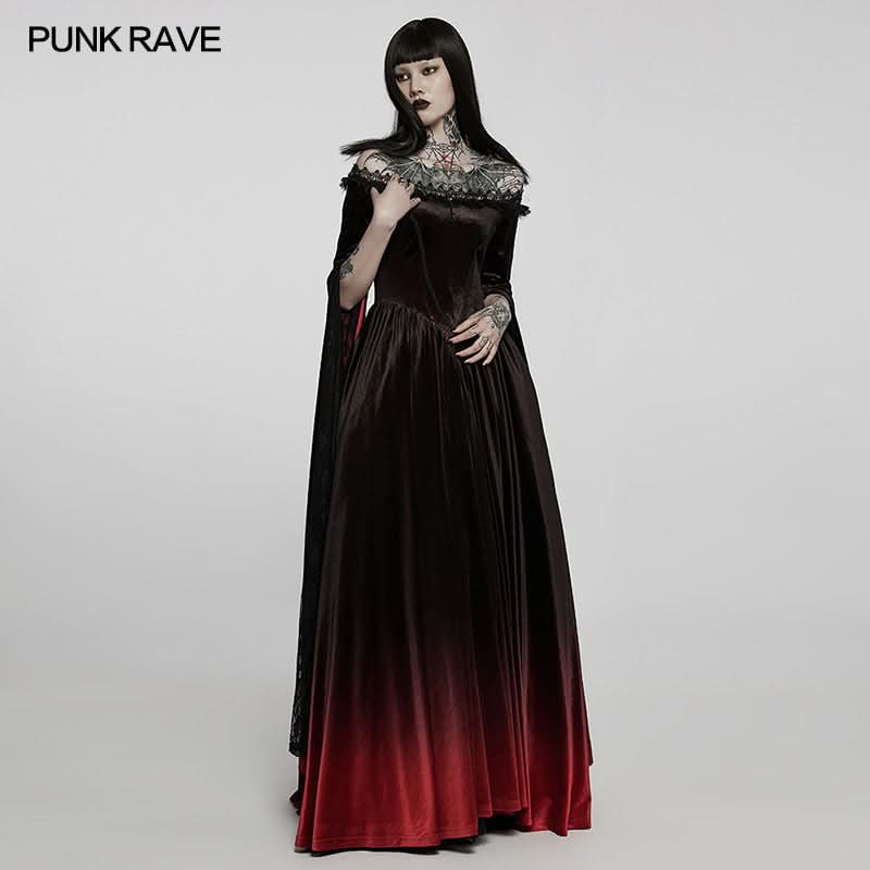 Elvira Gradient Ball Gown - PunkRave