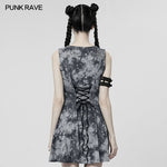 Industrial Chic Mini Dress - PunkRave