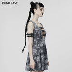 Industrial Chic Mini Dress - PunkRave
