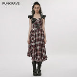 Rebel Chic Plaid Dress - PunkRave
