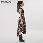 Rebel Chic Plaid Dress - PunkRave