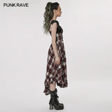 Rebel Chic Plaid Dress - PunkRave