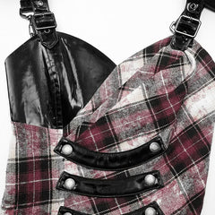 Rebel Chic Plaid Dress - PunkRave