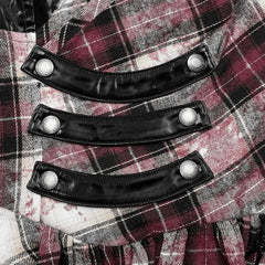 Rebel Chic Plaid Dress - PunkRave