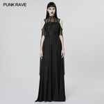 Gothic Majesty Maxi Dress - PunkRave