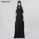 Gothic Majesty Maxi Dress - PunkRave