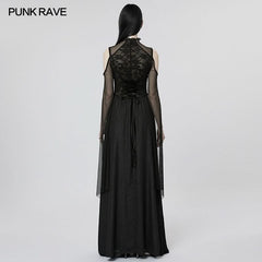 Gothic Majesty Maxi Dress - PunkRave