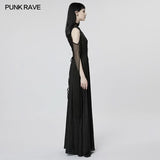 Gothic Majesty Maxi Dress - PunkRave