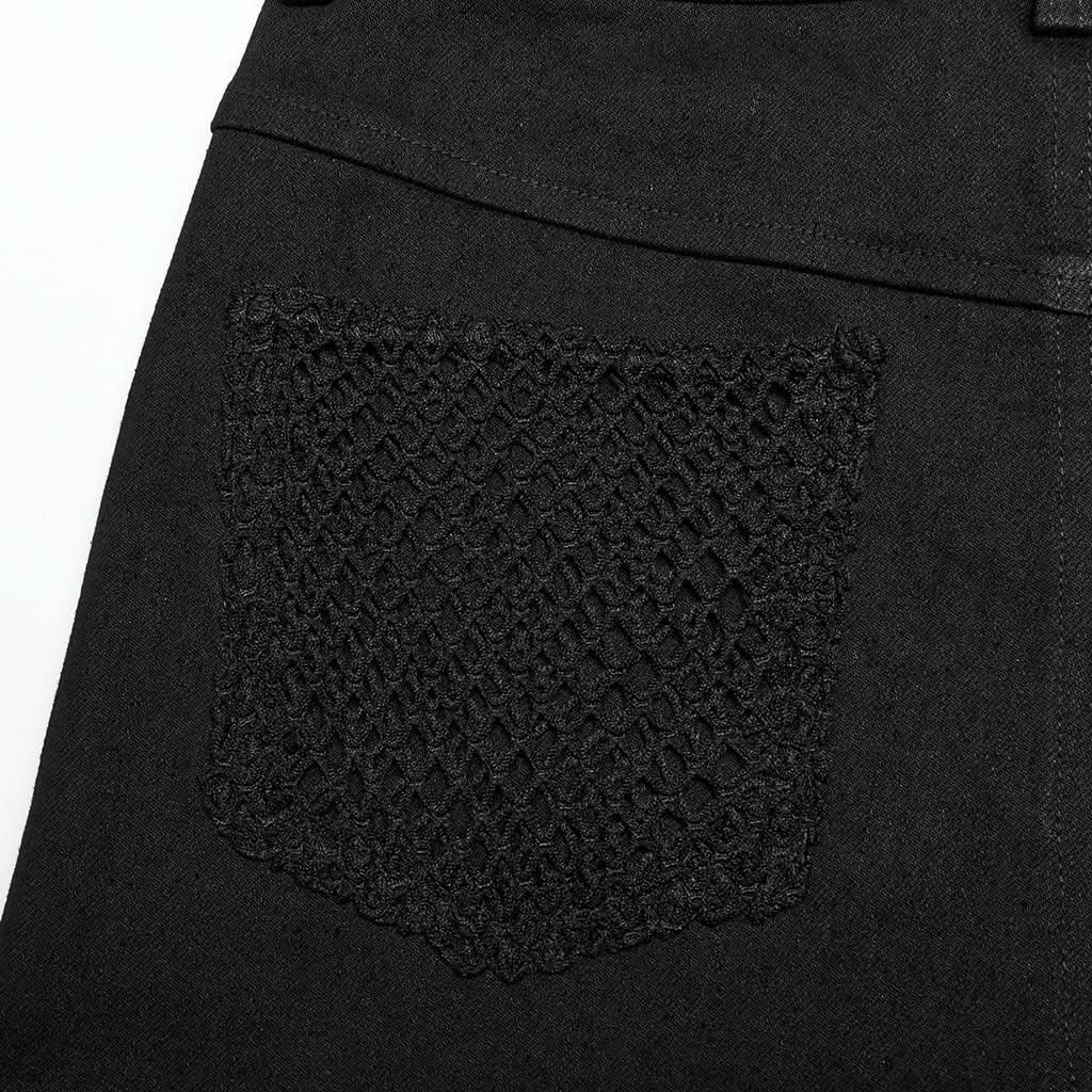 Poison Girl Mesh Spliced Pants - PunkRave