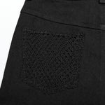 Poison Girl Mesh Spliced Pants - PunkRave