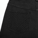 Poison Girl Mesh Spliced Pants - PunkRave
