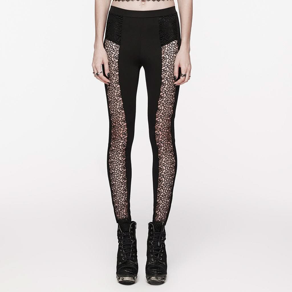 Celestial Summer Hollow-Out Leggings - PunkRave