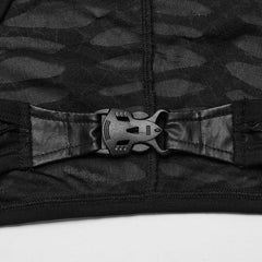 Monochrome Crop Top - PunkRave