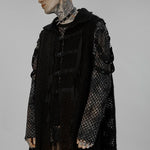Hellion Distressed Mesh Jacket - PunkRave
