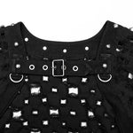 Neon Rain Distressed Cape - PunkRave