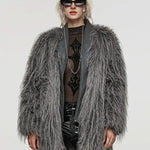 Lunar Curses Fur Coat - PunkRave