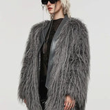 Lunar Curses Fur Coat - PunkRave