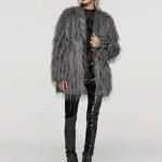Lunar Curses Fur Coat - PunkRave