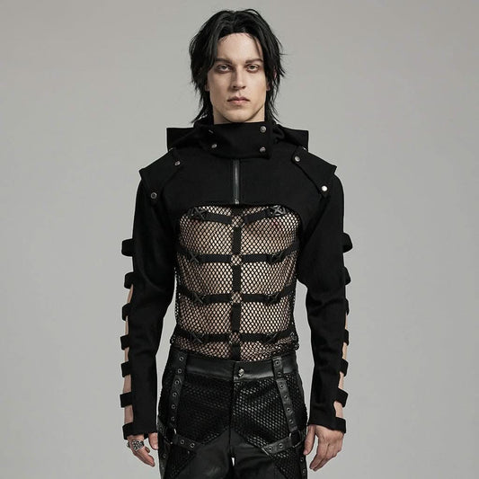 Backfire Mesh Spliced Top - PunkRave