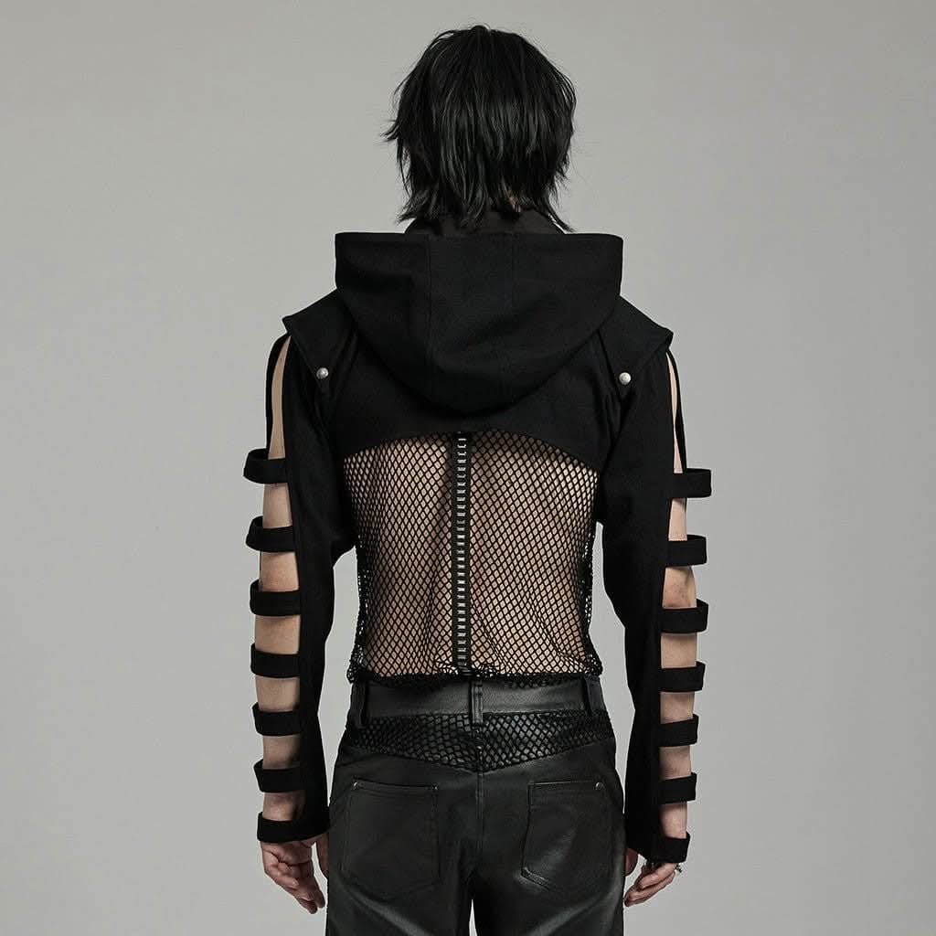 Backfire Mesh Spliced Top - PunkRave