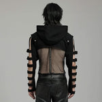 Backfire Mesh Spliced Top - PunkRave