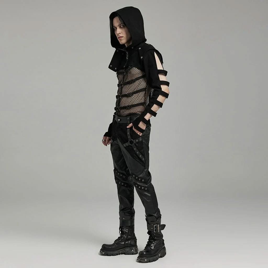 Backfire Mesh Spliced Top - PunkRave