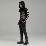 Backfire Mesh Spliced Top - PunkRave