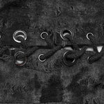 Fantasma Halterneck Top (Grey) - PunkRave