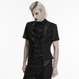 Nightshade Men's Gothic Waistcoat in Black