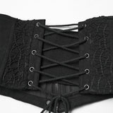 Styx Gothic Mesh Studded Corset Belt