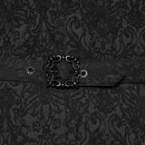 Manderley Men's Gothic Asymmetrical Tailcoat Vest in Black