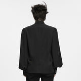 Montresor Men's Punk Asymmetrical Shirt in Black