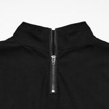 Sloe Men's Punk Longsleeve T-shirt in Black