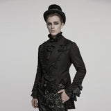 Canorous Gothic Brocade Tailcoat Jacket Men's