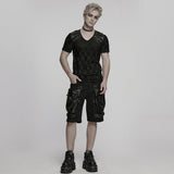 Melusine Men's Gothic Shorts in Black