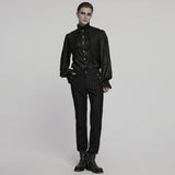 Bestial Gothic Black Lace Shirt Men's