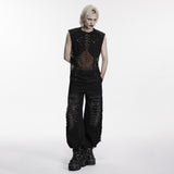 Effigy Men's Gothic Vest Top in Black