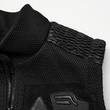 Phobos Cyberpunk Mesh Panelled Armor Vest Top Men's